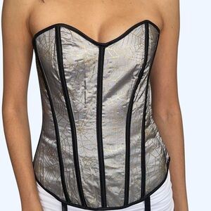 Y2K Heart & Rob Spiderweb Corset 🖤